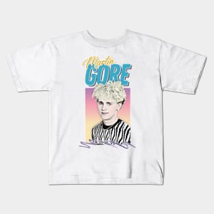 Martin Gore / 80s Style Aesthetic Fanart Design Kids T-Shirt